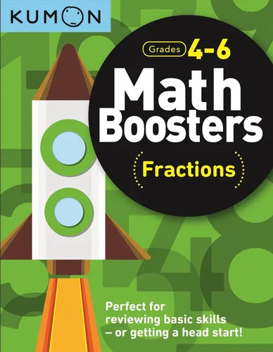 Kumon Math Boosters: Fractions - Paperback