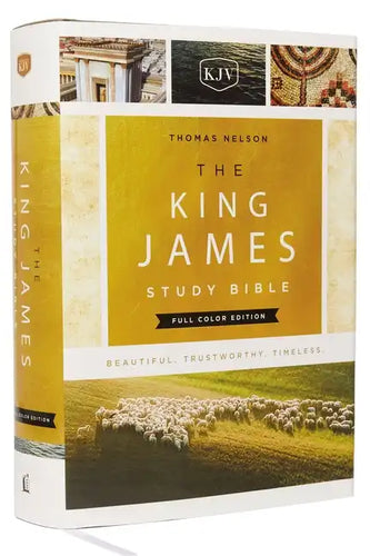 The King James Study Bible, Hardcover, Full-Color Edition - Hardcover