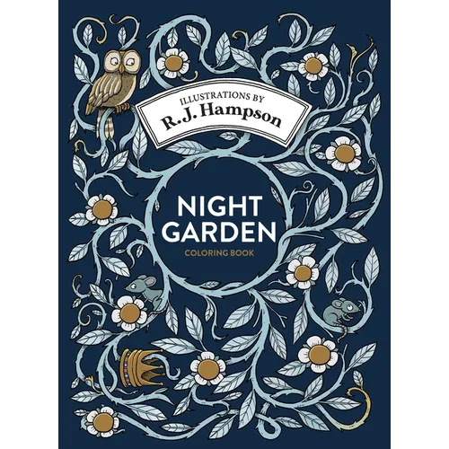 Night Garden Coloring Book - Hardcover