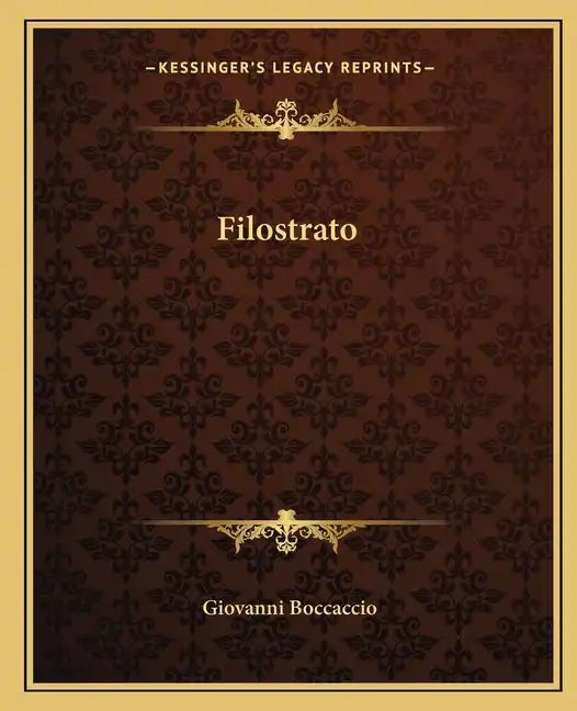 Filostrato - Paperback