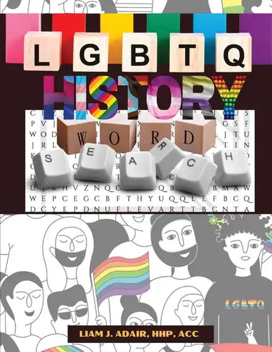 LGBTQ History Word Search: Learn Gay Lesbian Bi Transgender Non-Binary and Queer History in the United States - Paperback