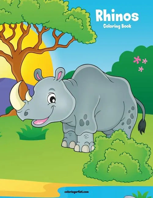 Rhinos Coloring Book 1 - Paperback