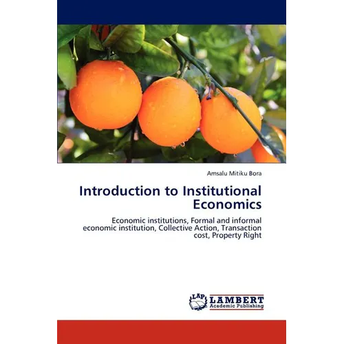 Introduction to Institutional Economics - Paperback