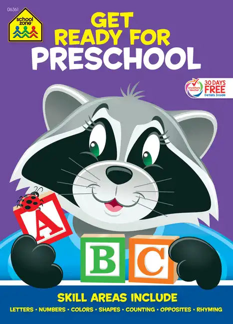 School Zone Get Ready for Preschool Workbook - Paperback