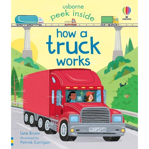 Peek Inside How a Truck Works - Board Book