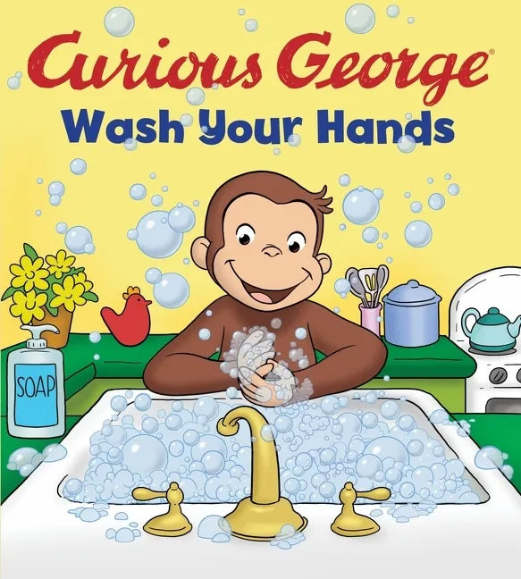 Curious George: Wash Your Hands - Board Book