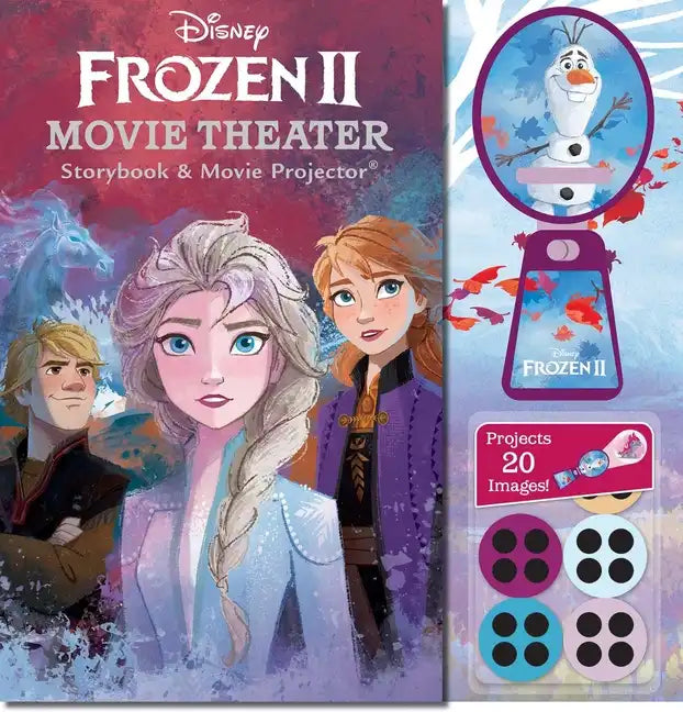Disney Frozen 2 Movie Theater Storybook & Movie Projector - Hardcover