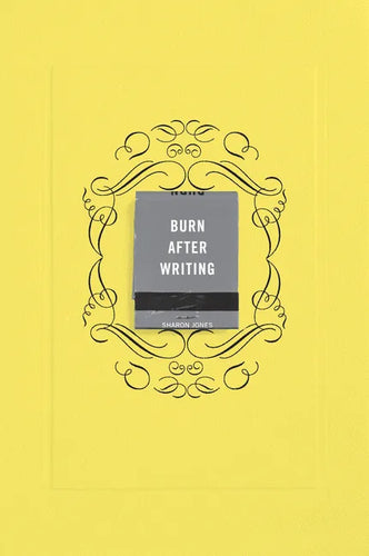 Burn After Writing (Yellow) - Paperback