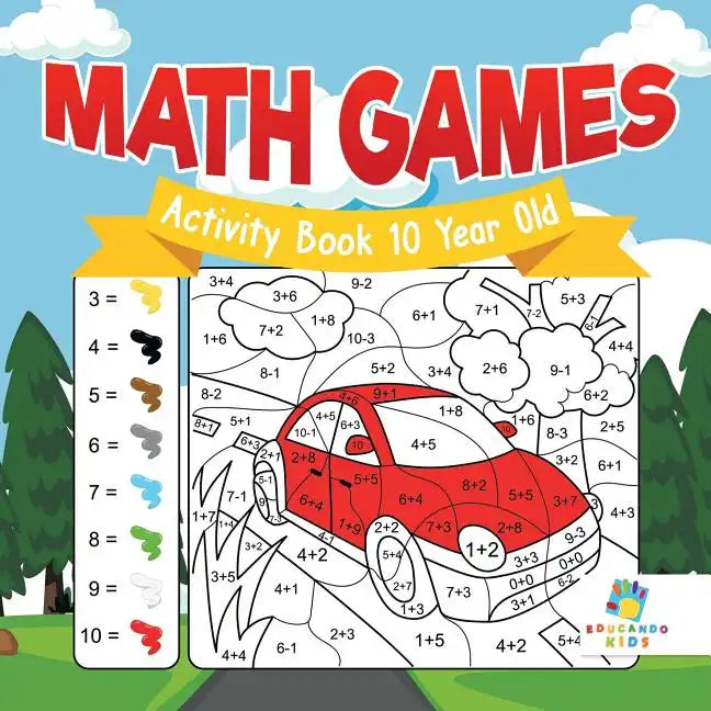 Math Games Activity Book 10 Year Old - Paperback