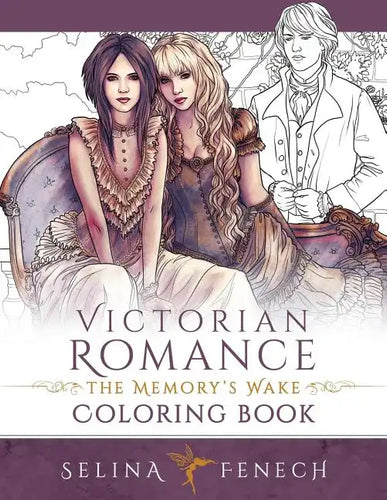Victorian Romance - The Memory's Wake Coloring Book - Paperback