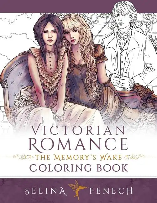 Victorian Romance - The Memory's Wake Coloring Book - Paperback