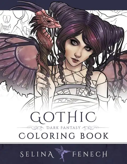 Gothic - Dark Fantasy Coloring Book - Paperback