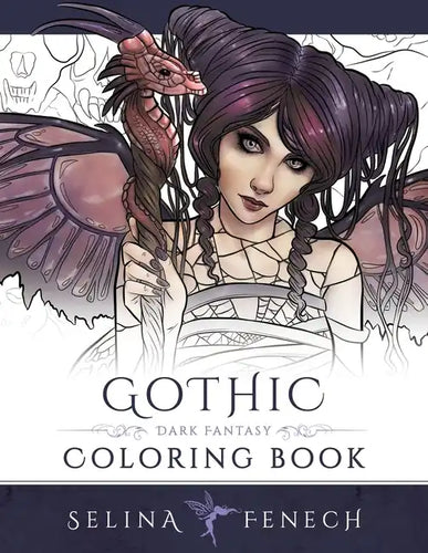 Gothic - Dark Fantasy Coloring Book - Paperback