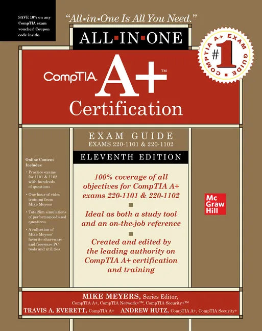 Comptia A+ Certification All-In-One Exam Guide, Eleventh Edition (Exams 220-1101 & 220-1102) - Hardcover