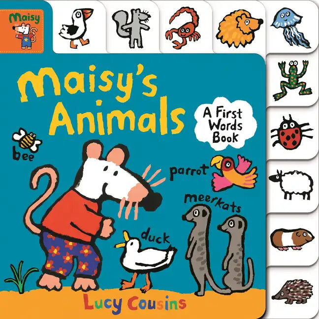 Maisy's Animals: A First Words Book: (A Maisy the Mouse Tabbed Board Book - For Toddlers and Kids Ages 1-3) - Board Book