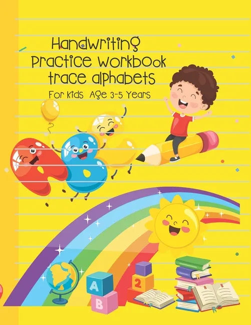 Handwriting Practice workbook trace alphabets: ABC Alphabet Handwriting Practice workbook for kids, Preschool writing paper Notebook, for Pre K, Kinde - Paperback