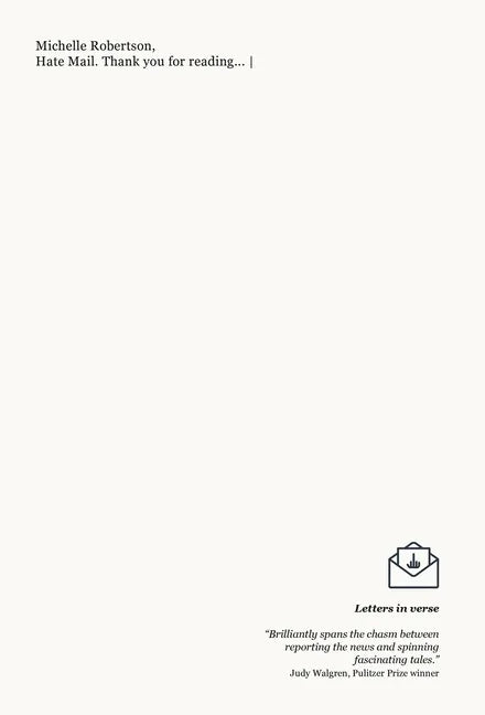 Hate Mail: Thank You for Reading - Hardcover