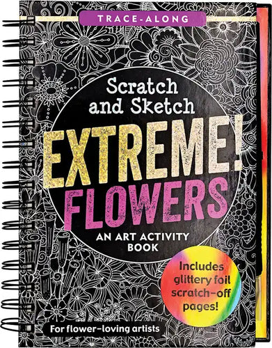Scratch & Sketch Extreme Flowers - Spiral