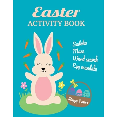 Easter Activity book: Sudoku, Maze, Word seach, Egg Mandala - Paperback