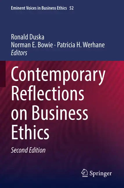 Contemporary Reflections on Business Ethics - Paperback