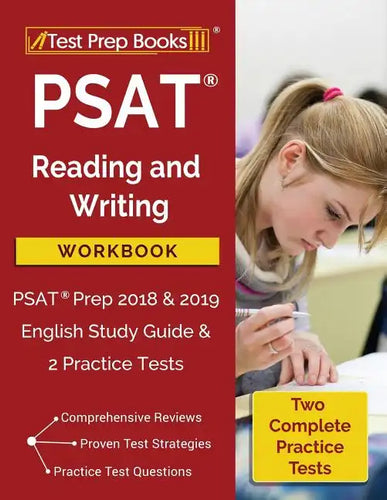 PSAT Reading and Writing Workbook: PSAT Prep 2018 & 2019 English Study Guide & 2 Practice Tests - Paperback