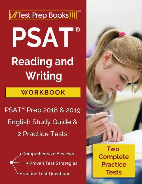 PSAT Reading and Writing Workbook: PSAT Prep 2018 & 2019 English Study Guide & 2 Practice Tests - Paperback