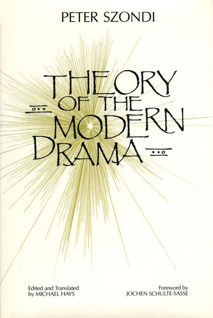 Theory of Modern Drama - Paperback