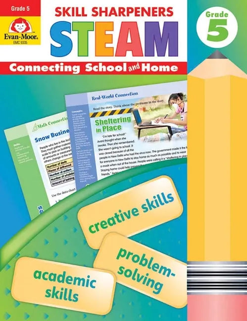 Skill Sharpeners: Steam, Grade 5 Workbook - Paperback
