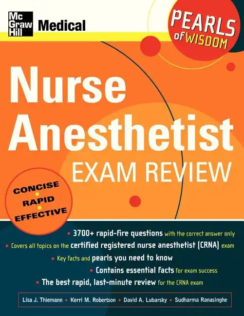 Nurse Anesthetist Exam Review: Pearls of Wisdom - Paperback