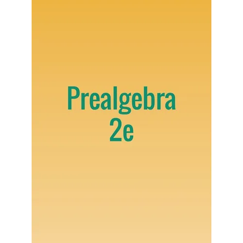 Prealgebra 2e - Hardcover