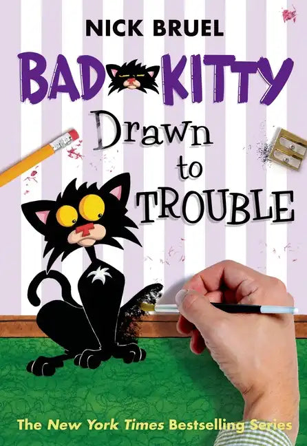 Bad Kitty Drawn to Trouble (Classic Black-And-White Edition) - Hardcover