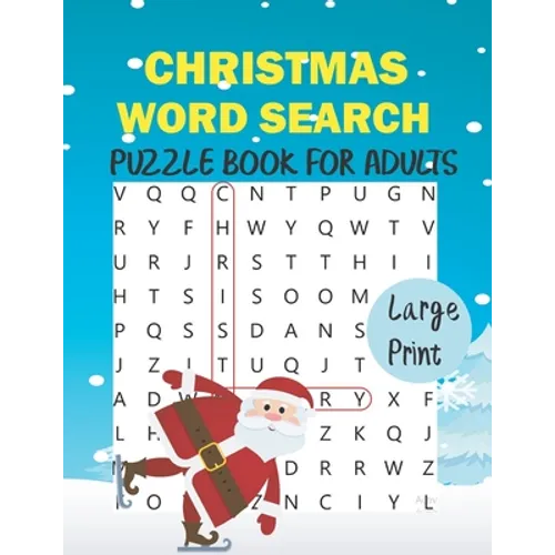 Christmas Word Search Puzzle Book for Adults Large Print: 1160 Christmas Word, Activity Games, Perfect Gift for AdUlts - Paperback