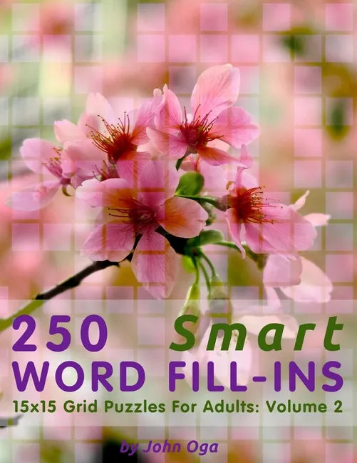 250 Smart Word Fill-Ins: 15x15 Grid Puzzles For Adults: Volume 2 - Paperback