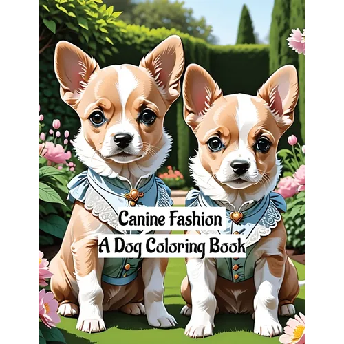 Canine Fashion: A Dog Coloring Book - Paperback