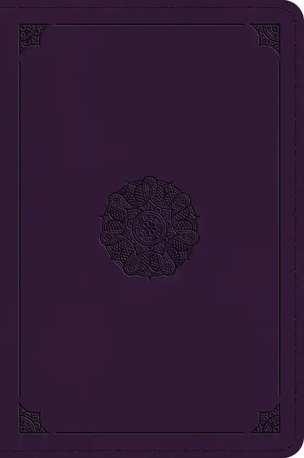 ESV Large Print Bible (Trutone, Lavender, Emblem Design) - Imitation Leather