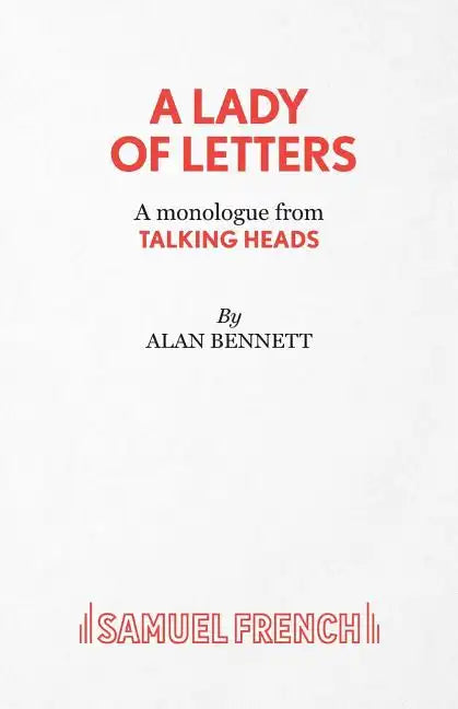 A Lady of Letters - A monologue from Talking Heads - Paperback