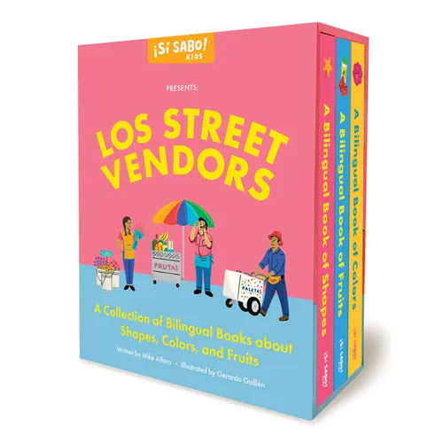 Los Street Vendors: A Collection of Bilingual Books about Shapes, Colors, and Fruits Inspired by Latin American Culture (Libros En Español - Hardcover