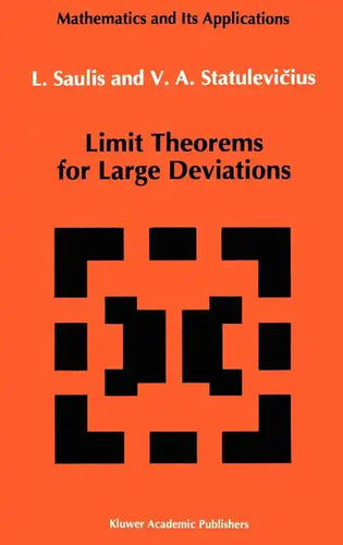 Limit Theorems for Large Deviations - Hardcover