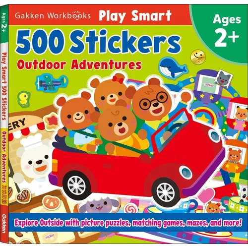 Play Smart 500 Stickers Outdoor Adventures - Paperback