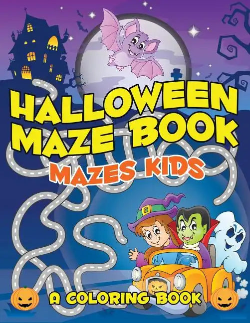 Halloween Maze Book: Mazes Kids - Paperback