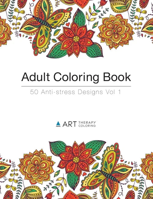Adult Coloring Book: 50 Anti-stress Designs - Paperback
