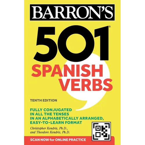 501 Spanish Verbs, Tenth Edition - Paperback