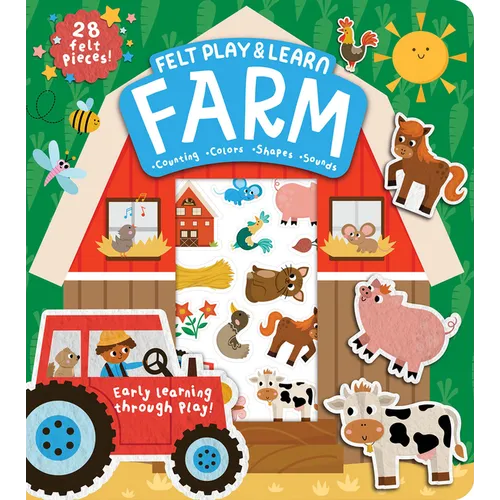 Felt Play & Learn Farm - Board Book