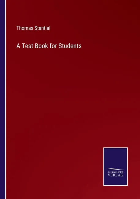 A Test-Book for Students - Paperback