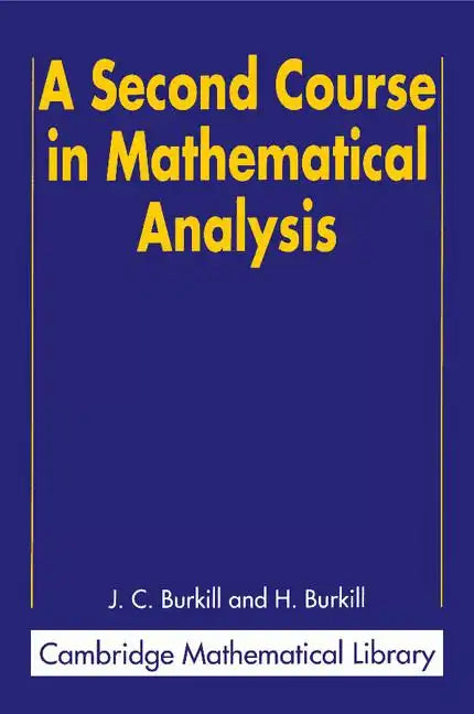 A Second Course in Mathematical Analysis - Paperback