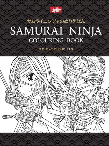 Samurai Ninja Colouring Book - Paperback