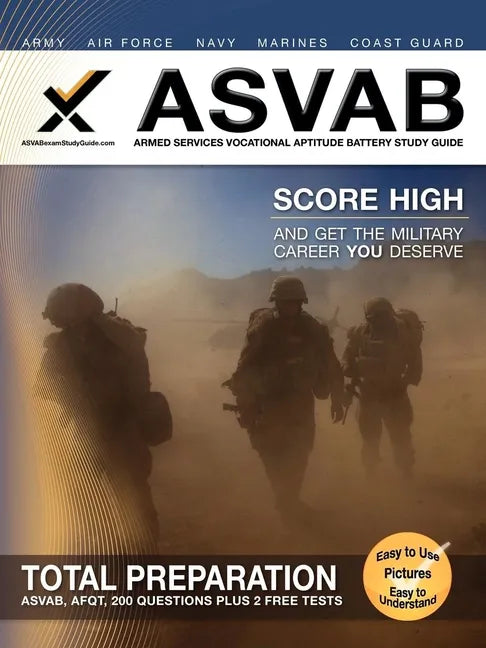 ASVAB Armed Services Vocational Aptitude Battery Study Guide - Paperback