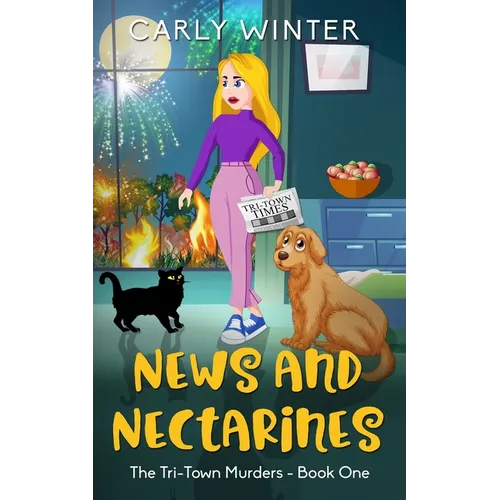 News and Nectarines: A humorous small town cozy mystery (LARGE PRINT) - Paperback