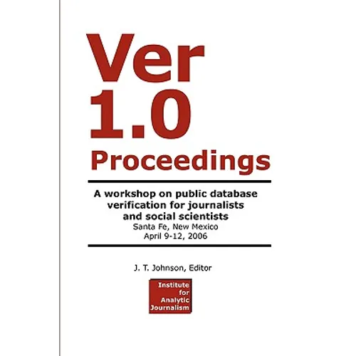 Ver 1.0 Workshop Proceedings - Paperback