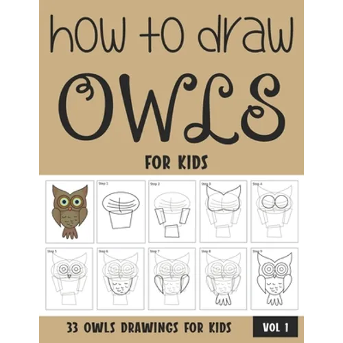 How to Draw Owls for Kids - Paperback